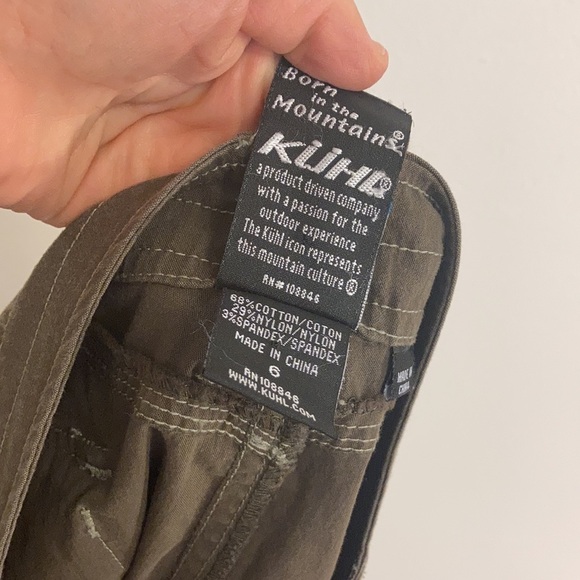 Kuhl Splash Skirt Womens 6 Brown Khaki Cotton Stretch Gorpcore Hiking Camping - Picture 9 of 10